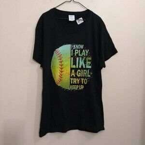 Port & Company Fan Favorite - Women's Softball/Baseball T-shirt Size Large NWT.